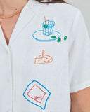 CAMISA ALOHA CHIRINGUITO BORDADO / BRAVA FABRICS