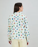 CAMISA MINI FLOWER ECRU / BRAVA FABRICS
