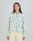 CAMISA MINI FLOWER ECRU / BRAVA FABRICS