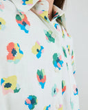 CAMISA MINI FLOWER ECRU / BRAVA FABRICS