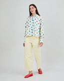 CAMISA MINI FLOWER ECRU / BRAVA FABRICS