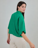 CAMISA BOXY SQUARED VERDE / BRAVA FABRICS