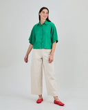 CAMISA BOXY SQUARED VERDE / BRAVA FABRICS