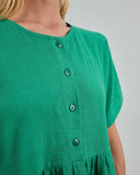 VESTIDO LARGO OVERSIZE VERDE / BRAVA FABRICS