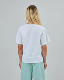 CAMISETA CHIRINGUITO EMBROIDERY OVERSIZE BLANCA / BRAVA FABRICS