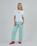 CAMISETA CHIRINGUITO EMBROIDERY OVERSIZE BLANCA / BRAVA FABRICS