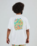 CAMISETA ASIS PERCALES PARTY ANIMAL BLANCA / BRAVA FABRICS