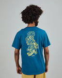CAMISETA ASIS PERCALES CROCODYLUS AZUL / BRAVA FABRICS