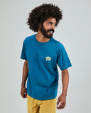 CAMISETA ASIS PERCALES CROCODYLUS AZUL / BRAVA FABRICS