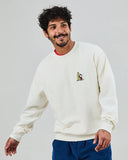 SUDADERA PEANUTS SURF ECRU / BRAVA FABRICS