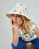 GORRO MINI FLOWER BUCKET CRUDO / BRAVA FABRICS