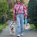 CORREA PERRO MANOS LIBRES IMPERMEABLE SMILEY / BUNICO