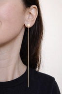 PENDIENTES CIRCULO CADENA  / SEW A SONG
