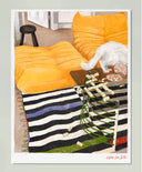 "NO PIZZA BUT DOMINO" POSTER / KOKO CHE JOTA