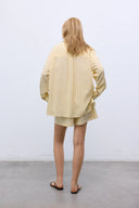 CAMISA ALHELI  A RAYAS AMARILLO MIMOSA / THE NEW SOCIETY