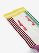 CALCETINES LARGOS BLANCOS CON RAYAS  / BOBO CHOSES