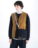 CASETTE SACOCHE MEDIUM (BLACK TECH SATEEN) / TOPOLOGIE