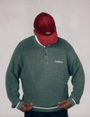 MAO COLLAR SWEATER GREEN / DITO COLLECTIVE