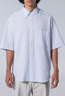 CAMISA CORTA RAYAS AZULES  /  UNFEIGNED