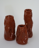 SET 3 CANDELABRO TERRACOTA / LUCIA MARTIN