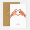 TARJETA MANOS AMOR / ATWS