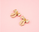 PENDIENTES LAZO ROJO / COUCOU SUZETTE