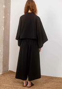 CULOTTE ANCHO DE ALGODÓN BLACK / COSSAC