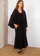 CULOTTE ANCHO DE ALGODÓN BLACK / COSSAC