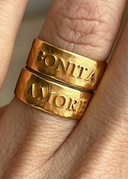 ANILLO BANDA BONITA ORO / ALHAJA
