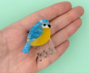 MINI PINZA HERRERILLO AZUL / COUCOU SUZETTE