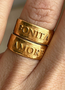 ANILLO BANDA AMORE ORO / ALHAJA
