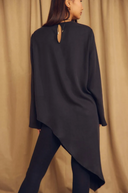 ASYMMETRIC TUNIC BLACK / COSSAC