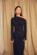DRAPE TOP BLAC / COSSAC