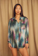 OVERSIDED SHIRT PRINT / COSSAC