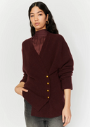CARDIGAN GRANATE / ISABELLE BLANCHE