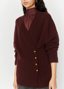 CARDIGAN GRANATE / ISABELLE BLANCHE