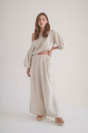 PANTALÓN LINO NATURAL / COSSAC | https://www