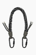 CADENA NYLON HOMBRO NEGRA-GRIS / OLIVIA MAREQUE