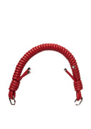 CADENA PIEL RIZADA ROJA / OLIVIA MAREQUE