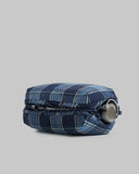 BOTTLE SACOCHE L (BLUE CHECK WOOL) / TOPOLOGIE