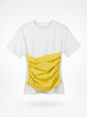 CAMISETA CON TEJIDO EN LA PARTE DELANTERA / SOLOTRE