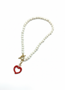 COLLAR PERLAS & CORAZON / SUPLAIS