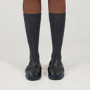 CALCETINES 006 TRAZO WOOL GRIS OSCURO / BAHALANA