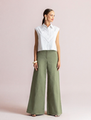 CAMISA BLANCA SIN MANGAS / MOUTAKI