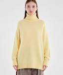 SWEATER CUELLO ALTO AMARILLO LIMA / SOLOTRE