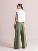 CAMISA BLANCA SIN MANGAS / MOUTAKI