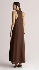 VESTIDO TIRANTES CHOCOLATE / MOUTAKI