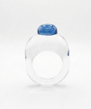 ANILLO POMPETA TRANSPARENTE-AZUL / BOIRA