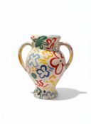 JARRÓN CON ASAS - FLORES DE COLORES / LITTLE