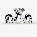 PINZA GRANDE WAVE BLACK MARBLE / SASSTIE